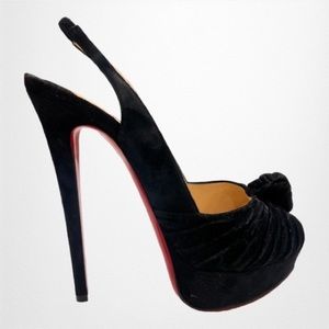 Suede Louboutin Jenny- Never Worn perfect condition